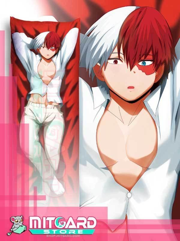 My hero academia todoroki body pillow best sale