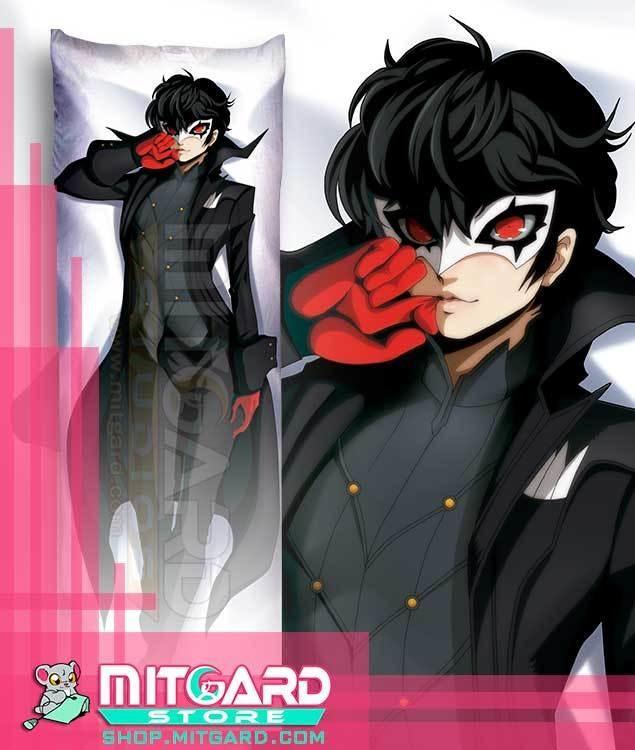 persona 5 protagonist body pillow