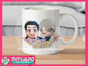 YURI ON ICE!!! - Victor Nikiforov x Yuri Katsuki - mug anime 11 onz - 1