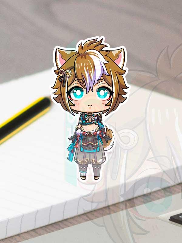 Gorou Sticker GENSHIN IMPACT Mitgard Store