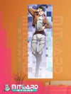 ATTACK ON TITAN Levi Ackerman wall scroll fabric or Adhesive Vinyl poster - Vinil poster GLOSSY / 50cm x 150cm - 2