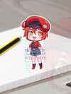 Red Blood Cell V2 Sticker CELLS AT WORK! Limiko