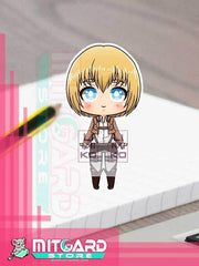 ATTACK ON TITAN Armin Arlert Sticker vinil adhesive anime by Limiko’s Art - 1