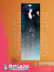 BLACK BUTLER Claude Faustus V2 wall scroll fabric or Adhesive Vinyl poster - Vinil poster GLOSSY / 50cm x 150cm - 2