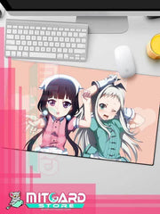 BLEND S Hideri & Maika Playmat gaming mousepad Anime movie - 1