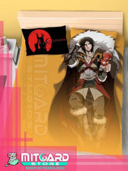 CASTLEVANIA Trevor C. Belmont / Ralph C. Belmondo - Bed Sheet or Duvet Cover Anime videogame - Flat bed sheet + 2 set 70x45cm Pillow cover /