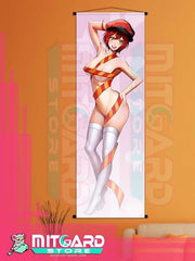 CELL AT WORK RedBlood Cell V1 wall scroll fabric or Adhesive Vinyl poster - Fabric poster WITH plastic pole / 50cm x 150cm - 1