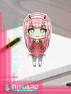 DARLING IN THE FRANXX ZeroTwo Sticker vinil adhesive anime by Limiko’s Art - 1