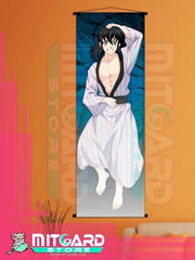 DEMON SLAYER: KIMETSU NO YAIBA Hashibira Inosuke wall scroll fabric or Adhesive Vinyl poster - Fabric poster WITH plastic pole / 50cm x 