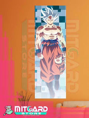 DRAGON BALL SUPER Goku V2 wall scroll fabric or Adhesive Vinyl poster - Vinil poster GLOSSY / 50cm x 150cm - 2
