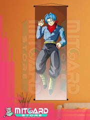 DRAGON BALL SUPER Trunks V4 wall scroll fabric or Adhesive Vinyl poster - Fabric poster WITH plastic pole / 50cm x 150cm - 1