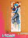 DRAGON BALL SUPER Trunks V5 wall scroll fabric or Adhesive Vinyl poster - Fabric poster WITH plastic pole / 50cm x 150cm - 1