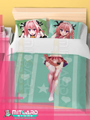 FATE/GRAND ORDER Astolfo - Bed Sheet or Duvet Cover Anime videogame - Duvet cover + 2 set 70x45cm Pillow cover / 120cm x 200cm / Poplin - 2