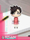 HAIKYUU!! Tetsurō Kuroo Sticker vinil adhesive anime by Limiko’s Art - 1