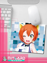 LOVE LIVE! Rin Hoshizora-V1 Mousepad Standard Size desk pad - 1