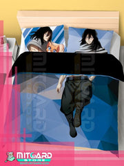 MY HERO ACADEMIA Aizawa Shota - Bed Sheet or Duvet Cover Anime videogame - Duvet cover + 2 set 70x45cm Pillow cover / 120cm x 200cm / Poplin