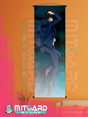 MY HERO ACADEMIA Blueflame / Dabi V2 wall scroll fabric or Adhesive Vinyl poster - Fabric poster WITH plastic pole / 50cm x 150cm - 1