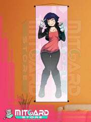 MY HERO ACADEMIA Kyouka Jiro V1 wall scroll fabric or Adhesive Vinyl poster - Fabric poster WITH plastic pole / 50cm x 150cm - 1