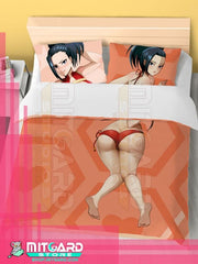 MY HERO ACADEMIA Momo Yaoyorozu - Bed Sheet or Duvet Cover Anime videogame - Duvet cover + 2 set 70x45cm Pillow cover / 120cm x 200cm / 