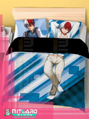 MY HERO ACADEMIA Todoroki Shoto - Bed Sheet or Duvet Cover Anime videogame - Duvet cover + 2 set 70x45cm Pillow cover / 120cm x 200cm / 