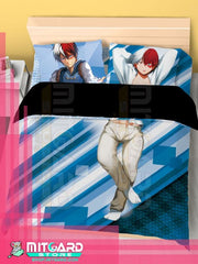MY HERO ACADEMIA Todoroki Shoto - Bed Sheet or Duvet Cover Anime videogame - 5