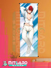 MY HERO ACADEMIA Todoroki Shoto wall scroll fabric or Adhesive Vinyl poster - Fabric poster WITH plastic pole / 50cm x 150cm - 1