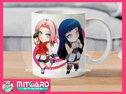 NARUTO - Sakura Haruno and Hinata Hyuga - Anime white mug 11 onz - 1