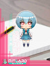 NEON GENESIS EVANGELION Rei Ayanami Sticker vinil adhesive anime by Limiko’s Art - 1