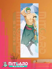 ONE PIECE Roronoa Zoro wall scroll fabric or Adhesive Vinyl poster - Vinil poster GLOSSY / 50cm x 150cm - 2