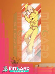 ONE PUNCH MAN Saitama wall scroll fabric or Adhesive Vinyl poster - Vinil poster GLOSSY / 50cm x 150cm - 2