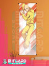 ONE PUNCH MAN Saitama wall scroll fabric or Adhesive Vinyl poster - Fabric poster WITH plastic pole / 50cm x 150cm - 1