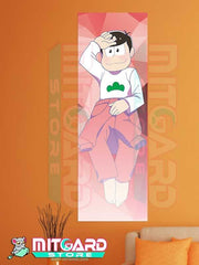 OSOMATSU-SAN Osomatsu Matsuno wall scroll fabric or Adhesive Vinyl poster - Vinil poster GLOSSY / 50cm x 150cm - 2