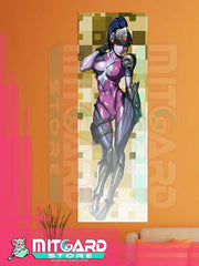 OVERWATCH Widowmaker V1 wall scroll fabric or Adhesive Vinyl poster - Vinil poster GLOSSY / 50cm x 150cm - 2