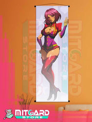 PALADINS Skye Heartbreaker V1 wall scroll fabric or Adhesive Vinyl poster - Fabric poster WITH plastic pole / 50cm x 150cm - 1