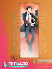 PERSONA 4 Tohru Adachi wall scroll fabric or Adhesive Vinyl poster - Fabric poster WITH plastic pole / 50cm x 150cm - 1