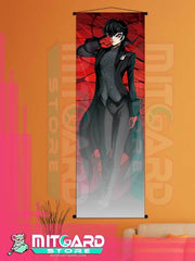 PERSONA 5 Ren Amamiya V1 wall scroll fabric or Adhesive Vinyl poster - Fabric poster WITH plastic pole / 50cm x 150cm - 1