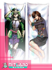 SAMURAI WARRIORS 3 Masamune Date Body pillow case Dakimakura - 50cmx150cm / Velvet / 2 Sides Printed - 1