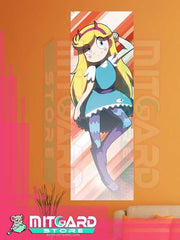 STAR VS THE FORCES OF EVIL Star Butterfly wall scroll fabric or Adhesive Vinyl poster - Vinil poster GLOSSY / 50cm x 150cm - 2