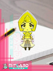 STEVEN UNIVERSE Yellow Diamond Sticker vinil adhesive anime by Limiko’s Art - 1