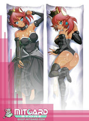 SUPER MARIO Bowsette | Princess Bowser | Red hair | NSFW Body pillow case Dakimakura - 50cmx150cm / Peach Skin / Front and back SFW - 2