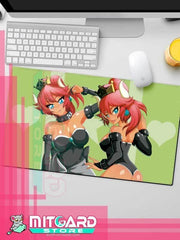 SUPER MARIO Bowsette Red Playmat gaming mousepad Anime - 1