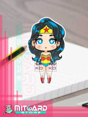 WONDER WOMAN Wonder Woman Classic Sticker vinil adhesive anime by Limiko’s Art - 1