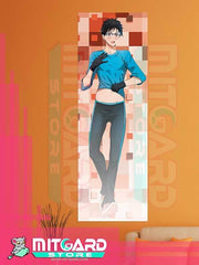 YURI ON ICE!!! Yuri Katsuki wall scroll fabric or Adhesive Vinyl poster - Vinil poster GLOSSY / 50cm x 150cm - 2